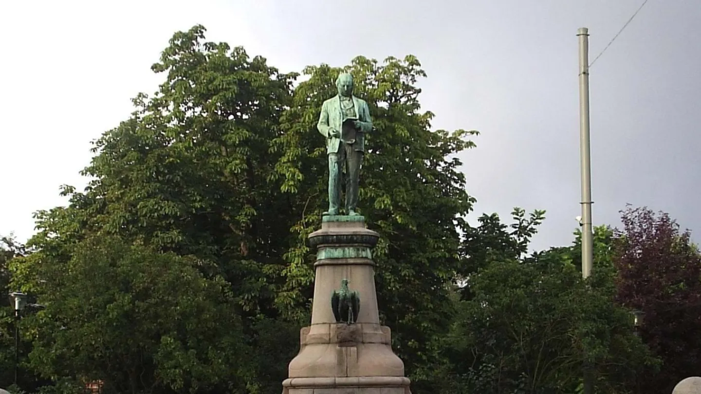 John Ericssons staty vid Avenyn i Göteborg