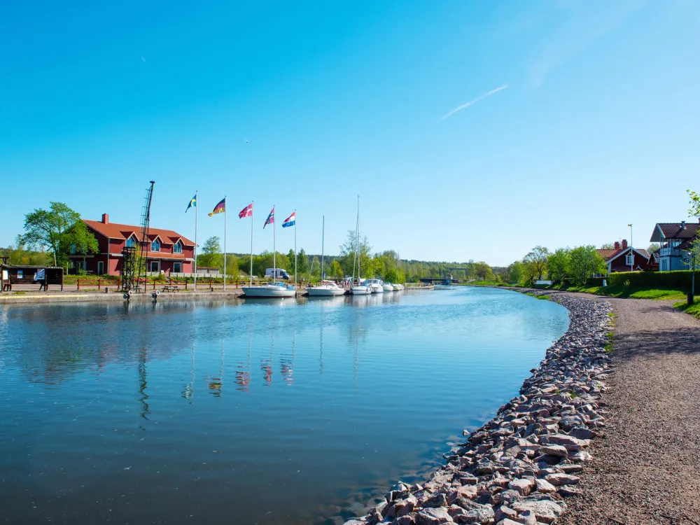 Göta kanalbolag Norsholm guest harbour - the gateway to Roxen
